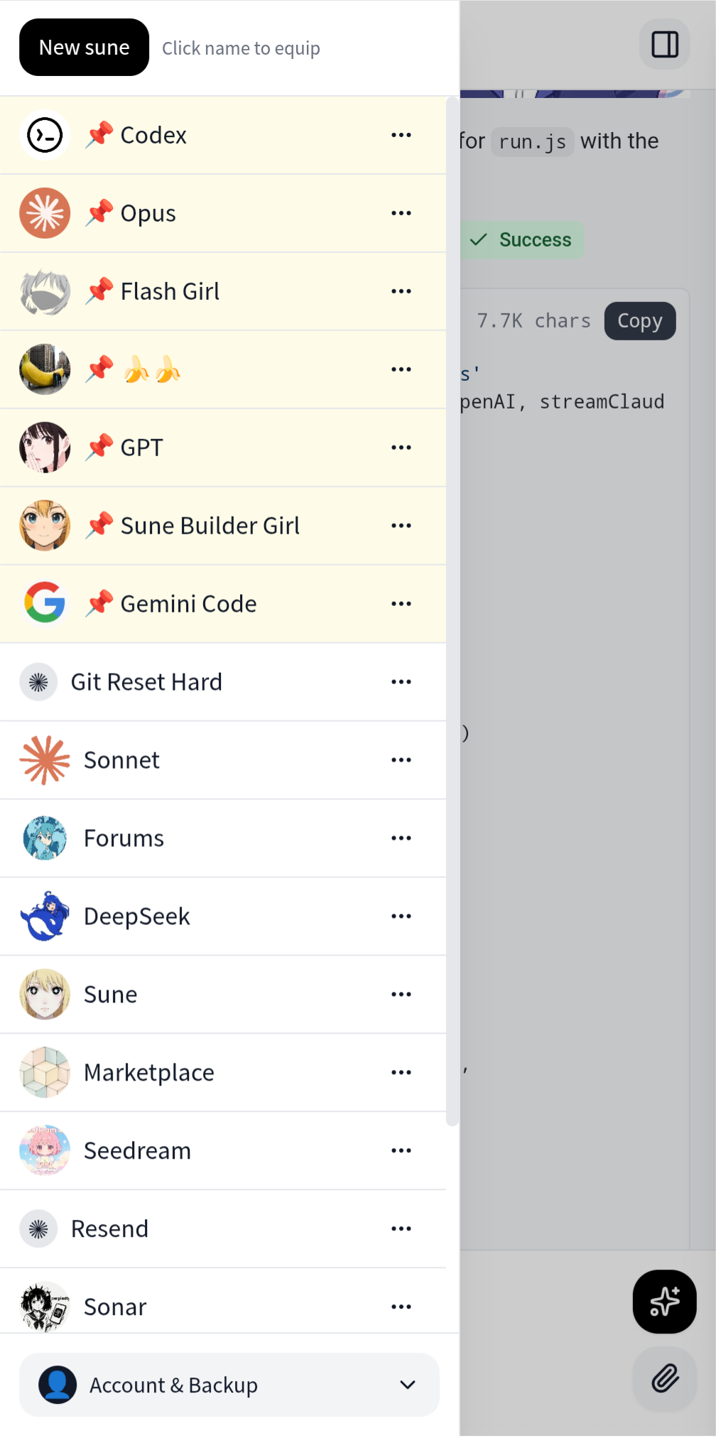 Sune sidebar